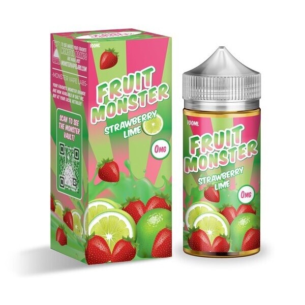 Fruit Monster - Strawberry Lime, Nicotine level: 0mg
