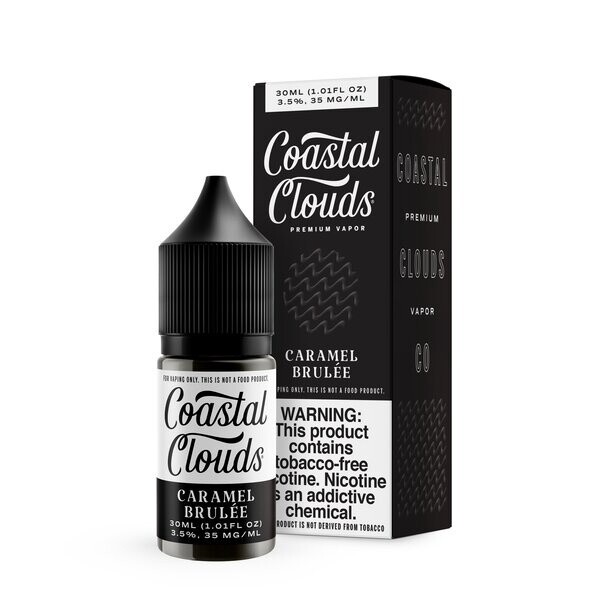 Coastal Clouds - Caramel Brulee Salt, Nicotine level: 35mg