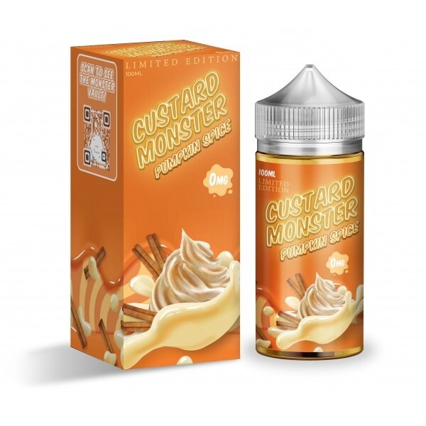 Custard Monster - Pumpkin Spice Custard, Nicotine level: 0mg
