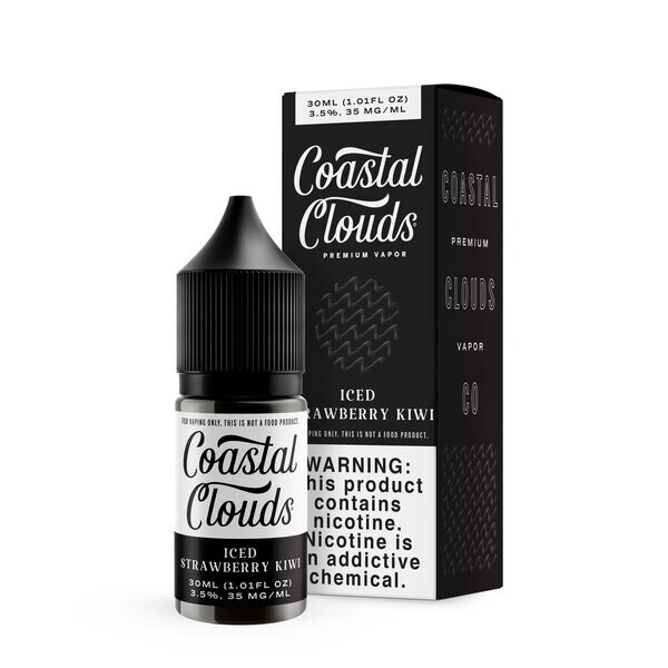 Coastal Clouds - Iced Strawberry Kiwi Salt, Nicotine level: 35mg