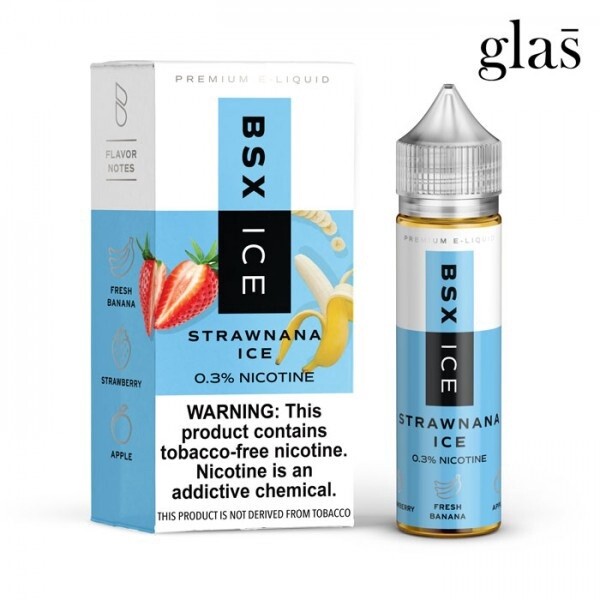 Glas - Strawnana Ice, Nicotine level: 0mg