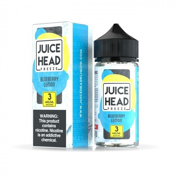 Juice Head - Blueberry Lemon freeze, Nicotine level: 0mg