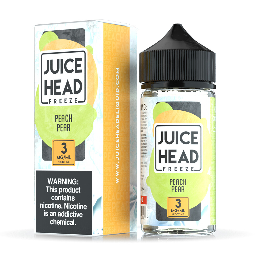 Juice Head - Peach Pear Freeze, Nicotine level: 0mg