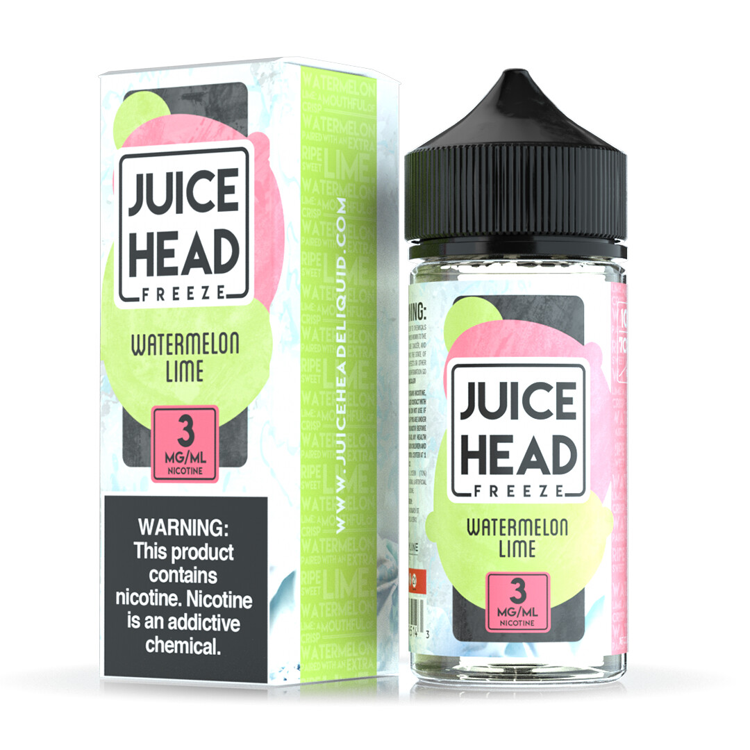 Juice Head - Watermelon Lime Freeze, Nicotine level: 0mg