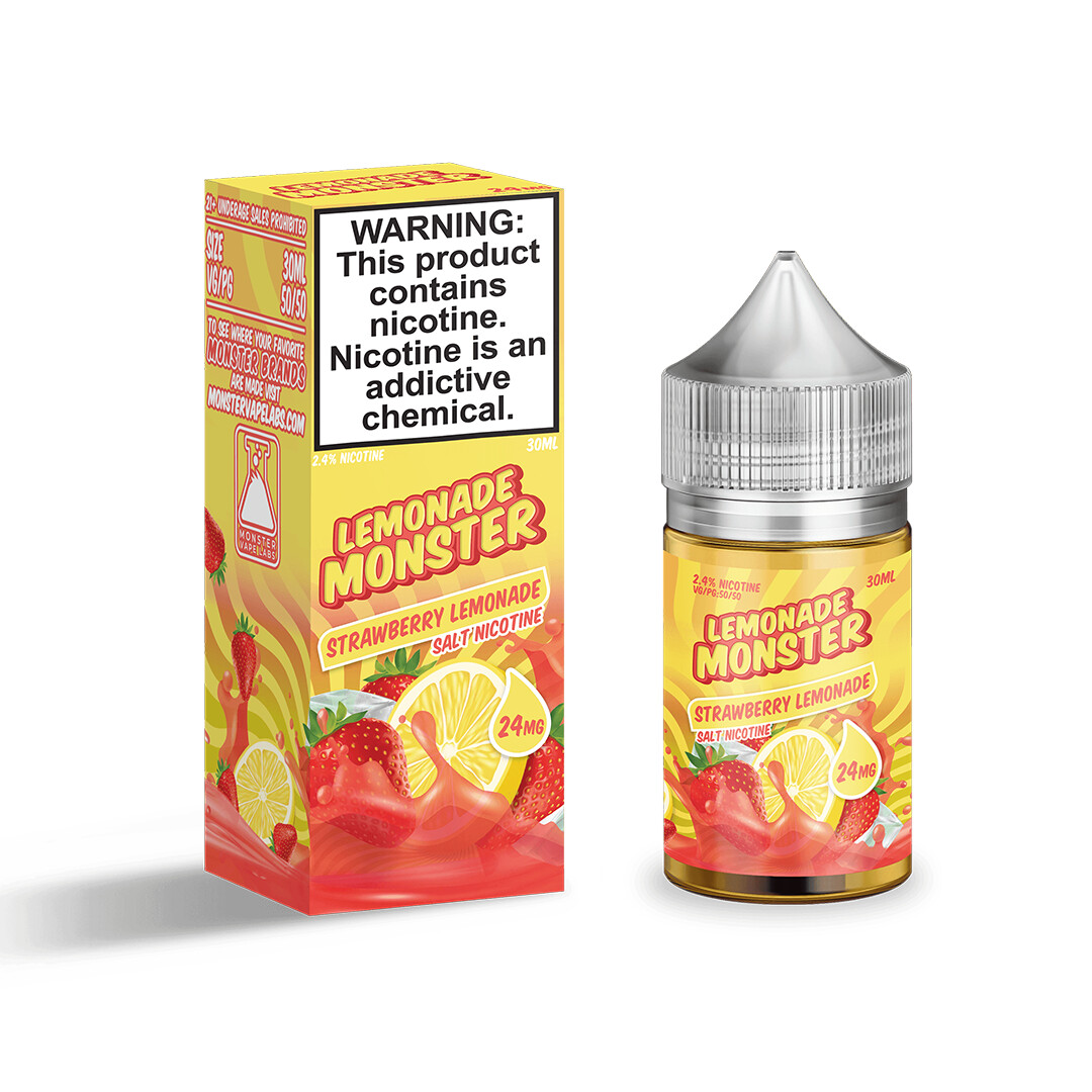 Lemonade Monster - Strawberry Lemonade Salt, Nicotine level: 24mg
