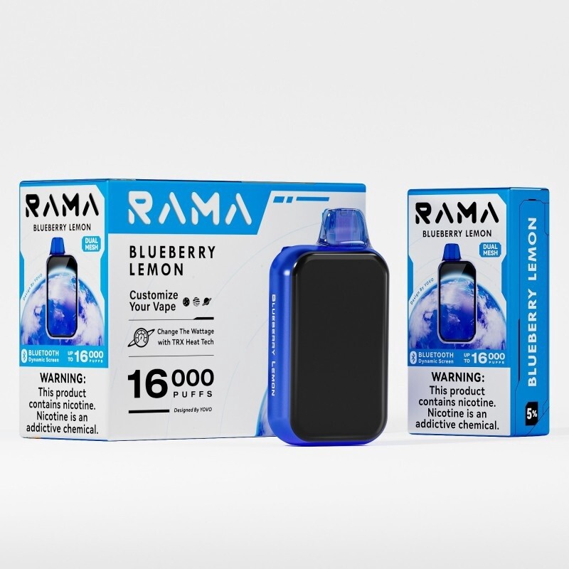 RAMA 16000 powered by YOVO, Flavor: Blueberry Lemon