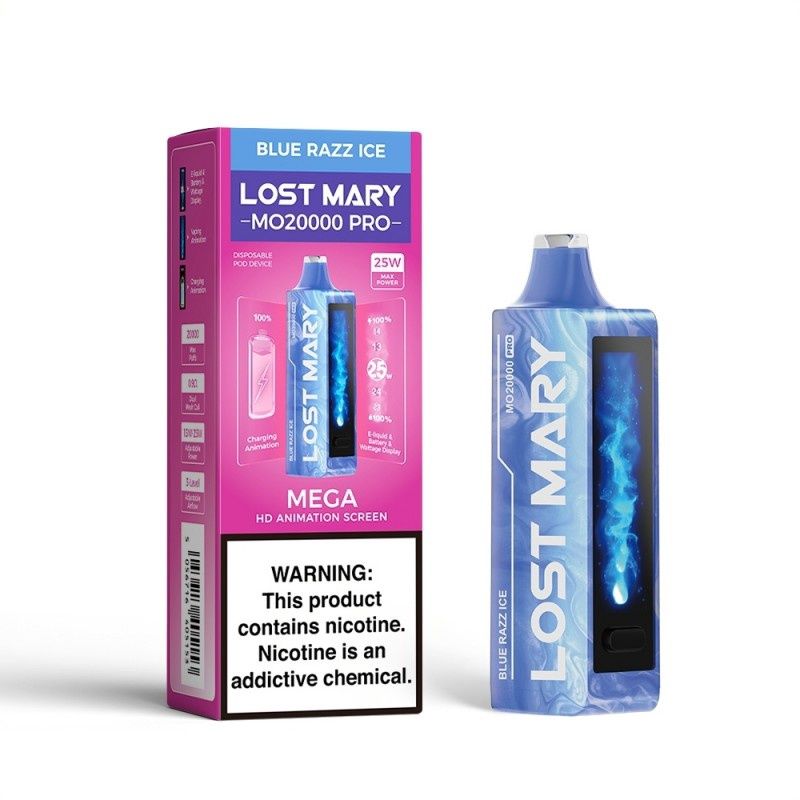 Lost Mary MO20000 PRO Disposable, Flavor: Blue Razz Ice