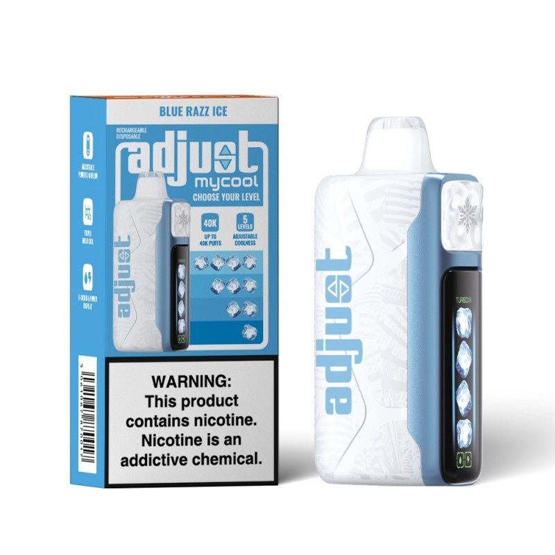 Adjust MyCool 40K Disposable, Flavor: Blue Razz Ice