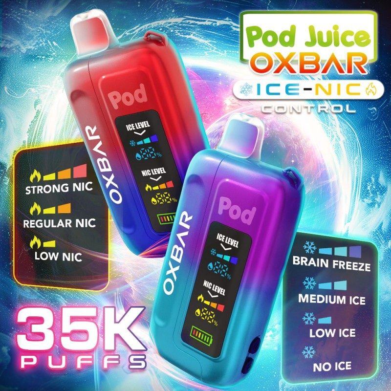 Pod Juice x OXBAR ICE-NIC Control 35K