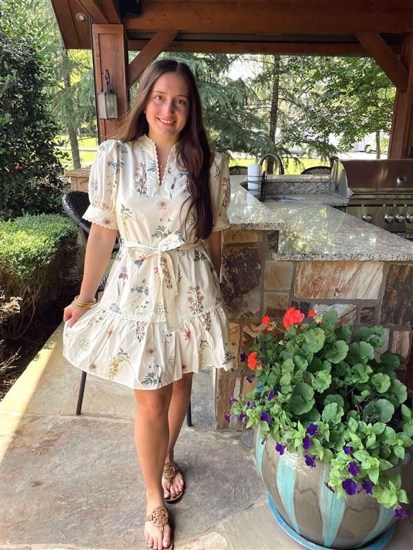 The Wildflower Cream Dress