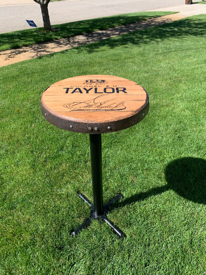 Barrel Head Pub Table