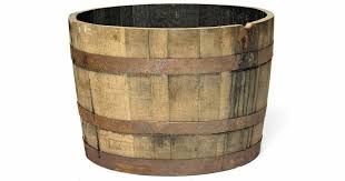 Planters - 1/2 Bourbon Barrel Planters