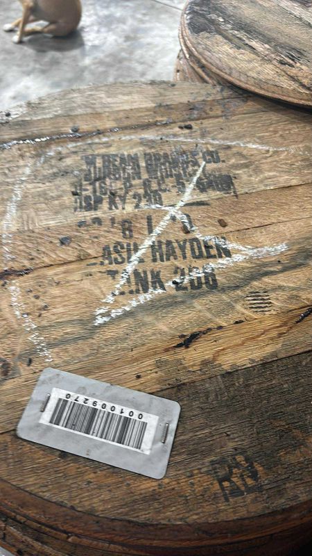 Barrel Heads in Bulk #1 - QTY 5 - Reclaimed Bourbon Barrel Heads