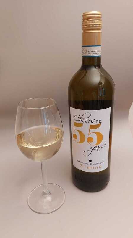 Personalisiertes Flaschenetikett - &quot;Cheers&quot;