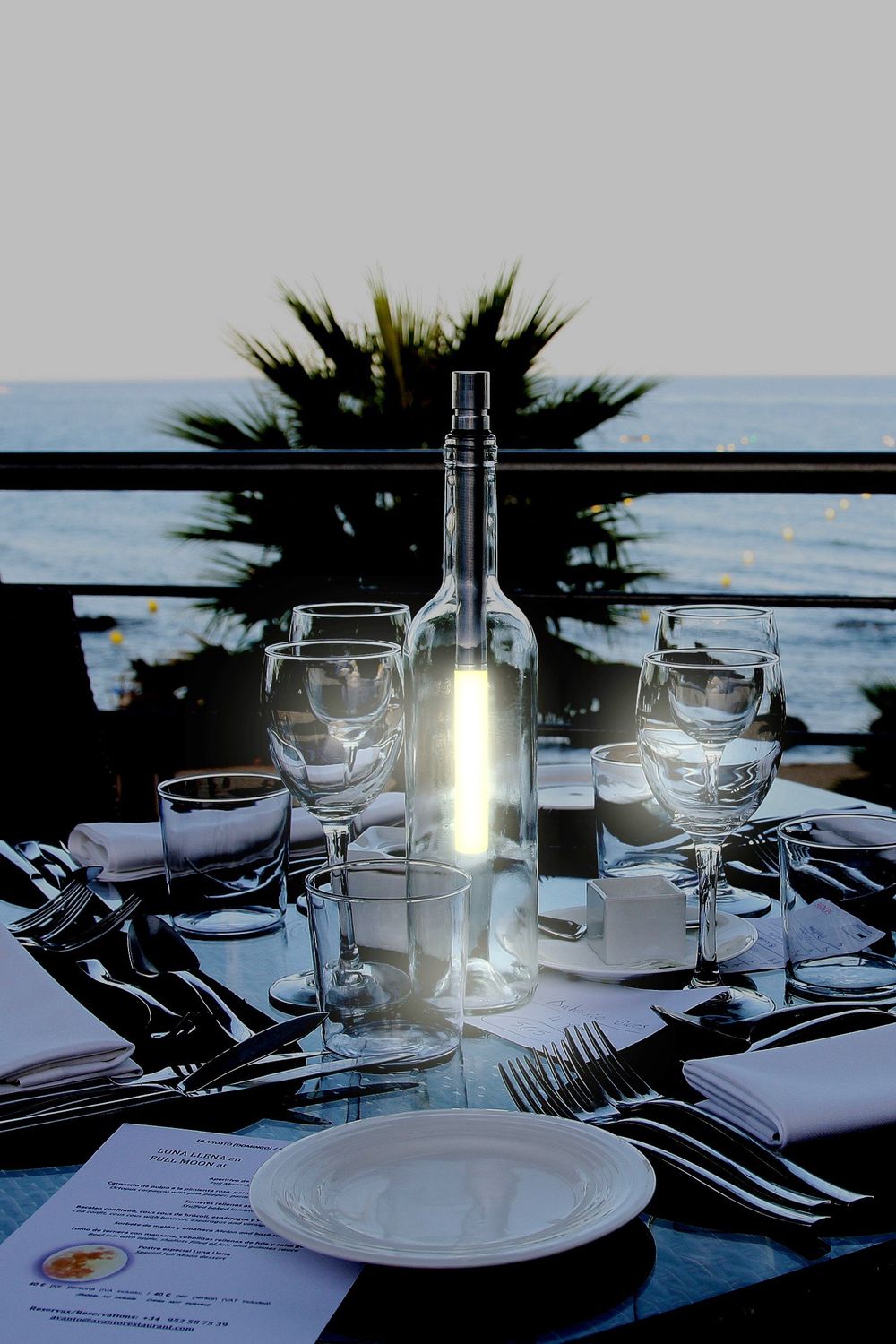 26,5 cm - LED-Flaschenleuchte Bottlelight
