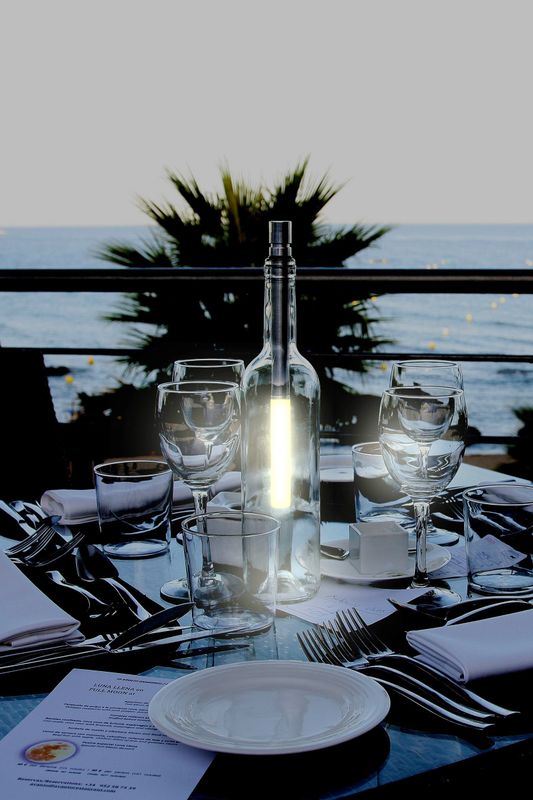 26,5 cm - LED-Flaschenleuchte Bottlelight