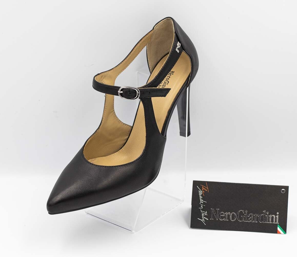 NERO GIARDINI : escarpin haut glamour_