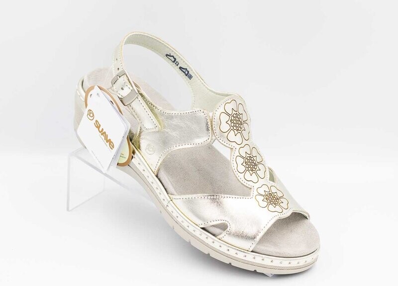 SUAVE : nu-pieds argent_