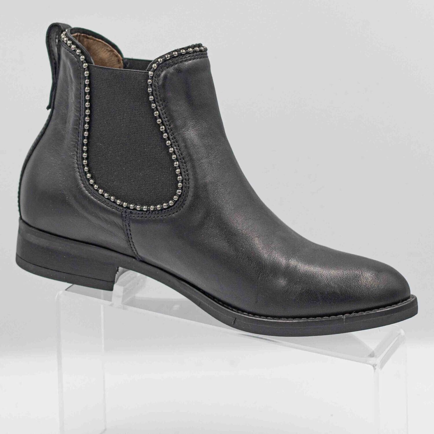 NERO GIARDINI : boots perle noir_