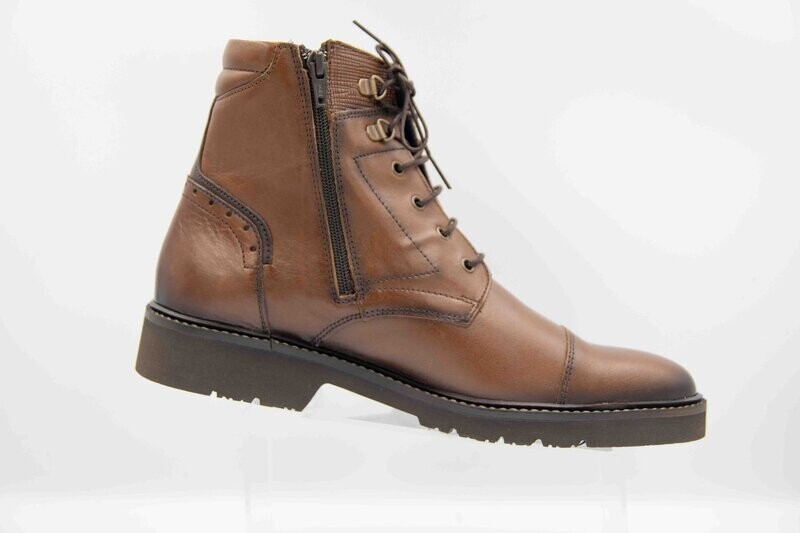 FLUCHOS : bottes camel zip_