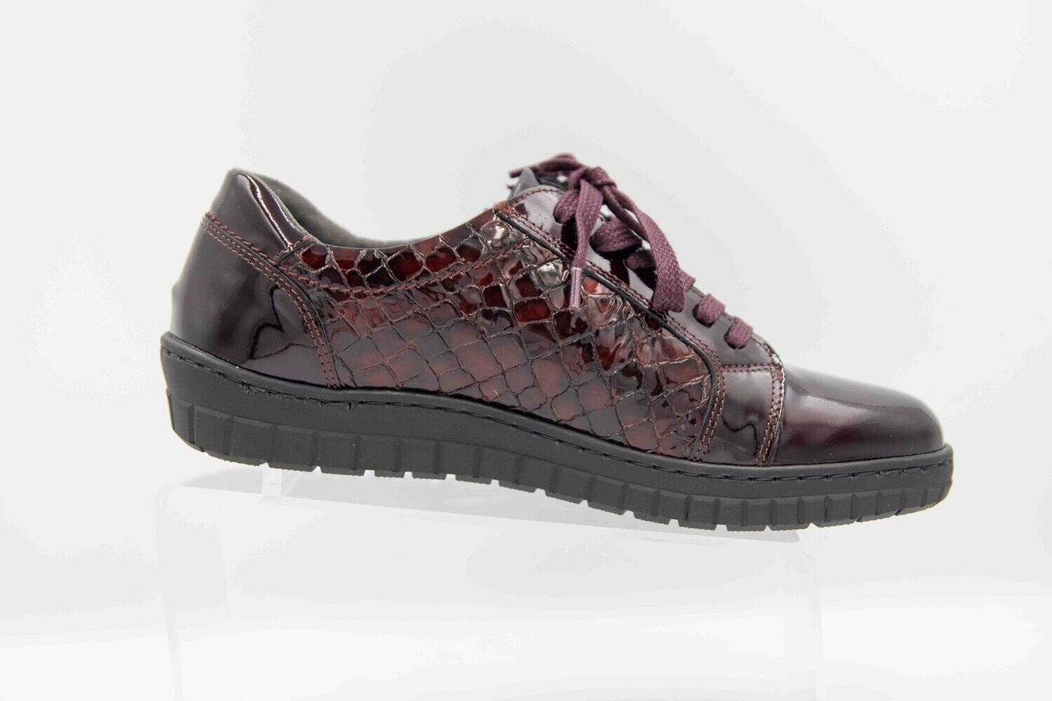 ARIMA : baskets bordeaux croco_