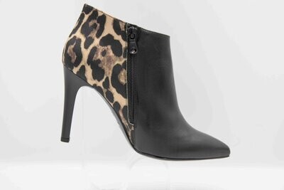 NERO GIARDINI : bottines léopard glamour 