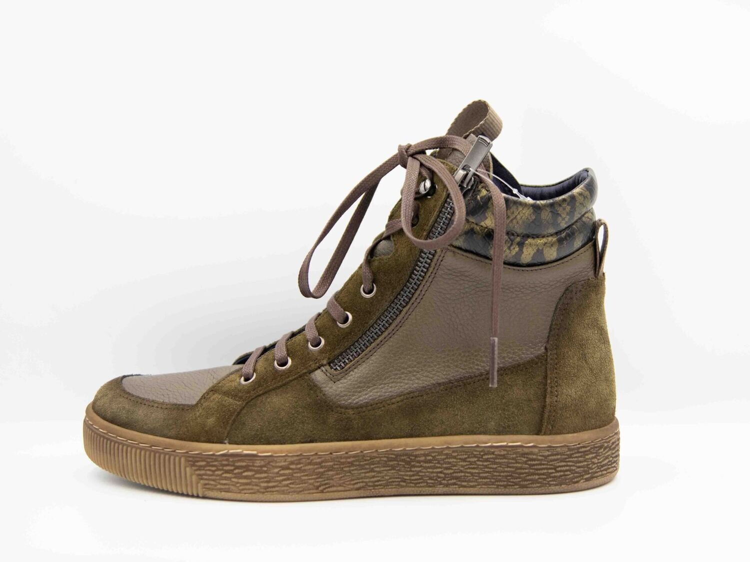DORKING: baskets haute kaki olive_