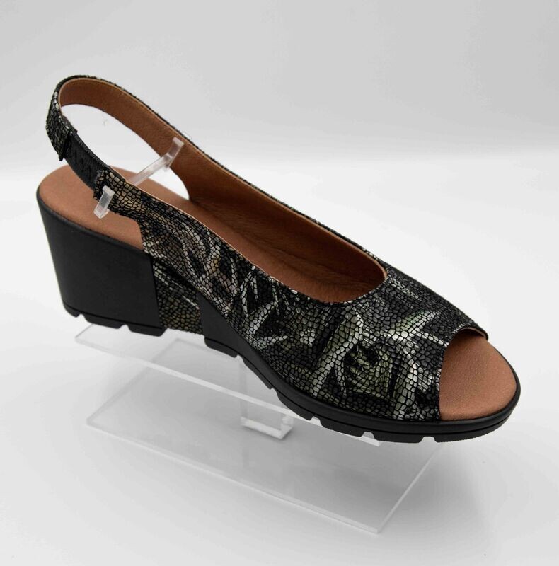 HIRICA : nu-pieds jungle noir_ HIRICA : nu-pieds jungle noir_