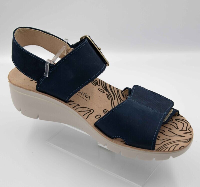 LAURA AZANA : nu-pieds marine_ LAURA AZANA : nu-pieds marine_