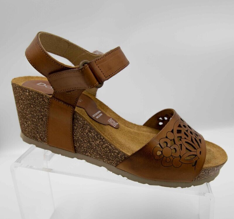 DORKING : nu-pieds cognac_ DORKING : nu-pieds cognac_