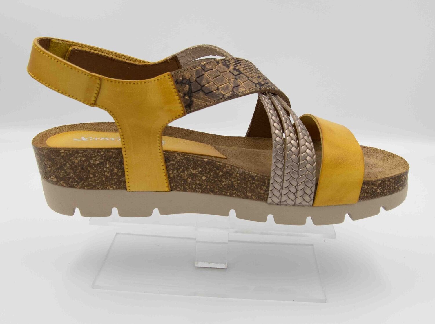 XAPATAN : nu-pieds moutarde_