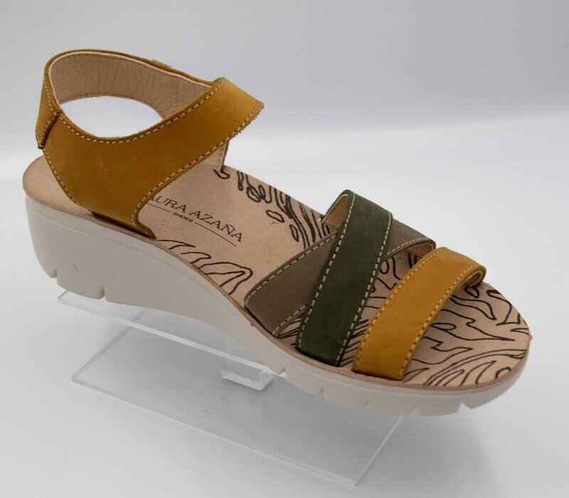 LAURA AZANA : nu-pieds multicolor_ LAURA AZANA : nu-pieds multicolor_