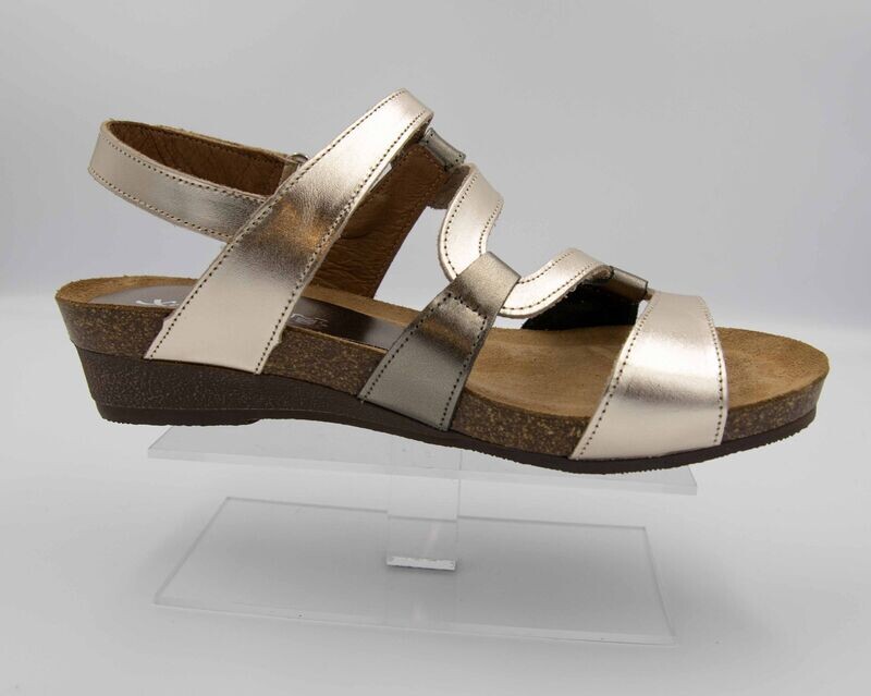 XAPATAN : nu-pieds plat champagne_