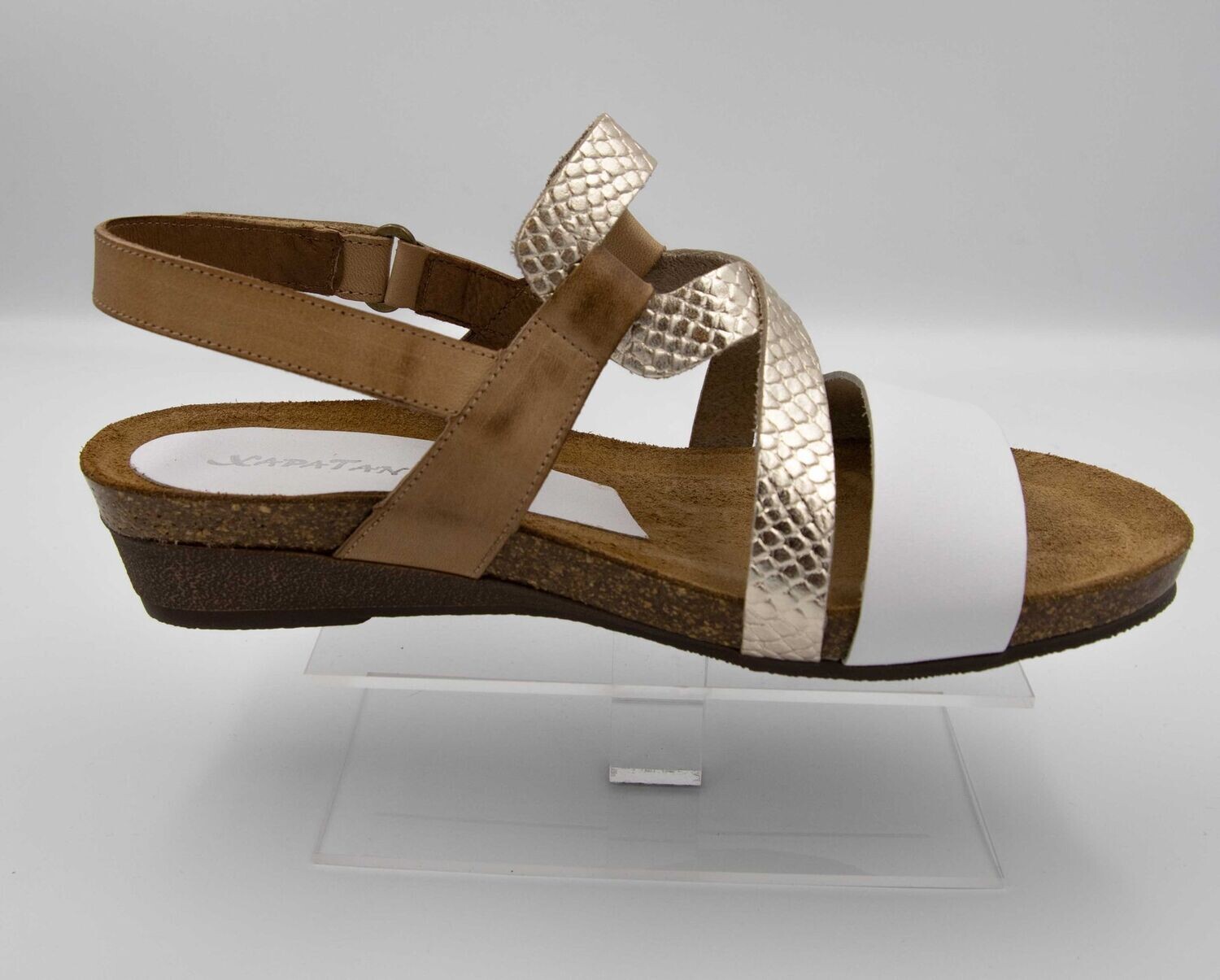 XAPATAN : nu-pieds blanc sahara_