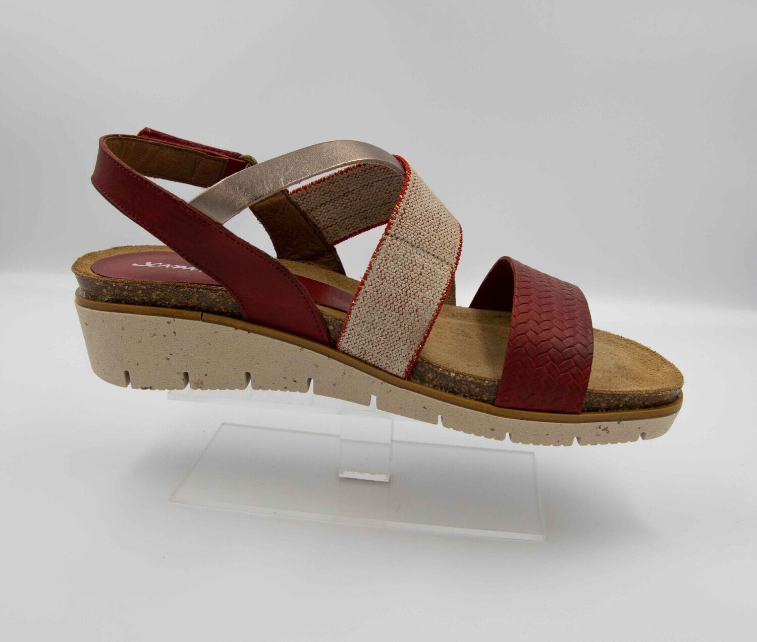 XAPATAN : nu-pieds rouge_