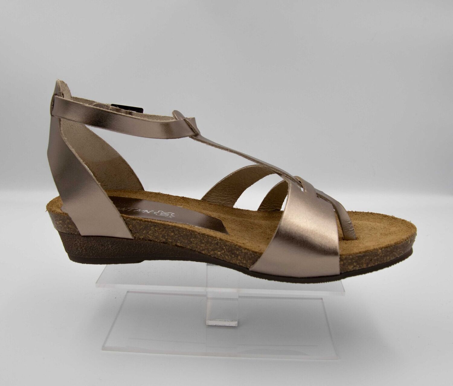 XAPATAN : nu-pieds platine_