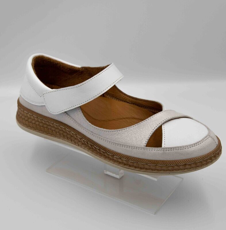 KARYOKA : ballerines bride blanc_ KARYOKA : ballerines bride blanc_
