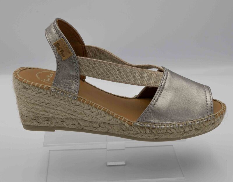 TONI PONS: espadrilles compensées acier_
