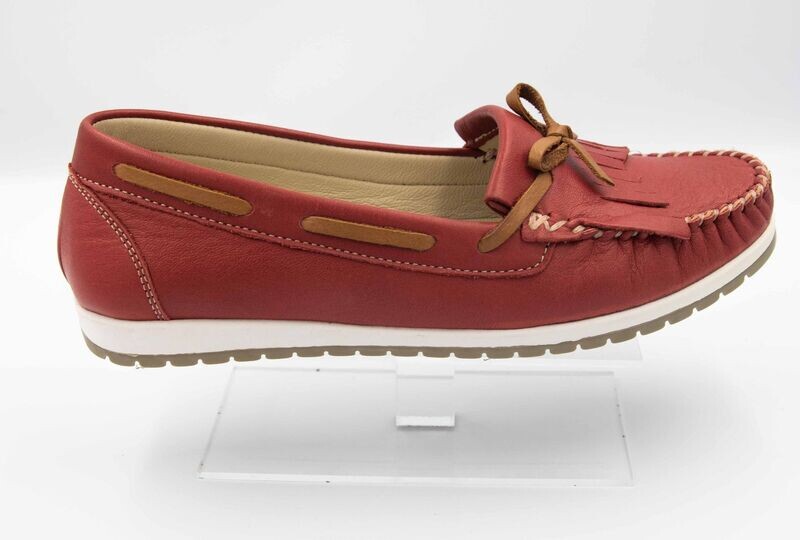 PEDRO TORRES : mocassins rouge_