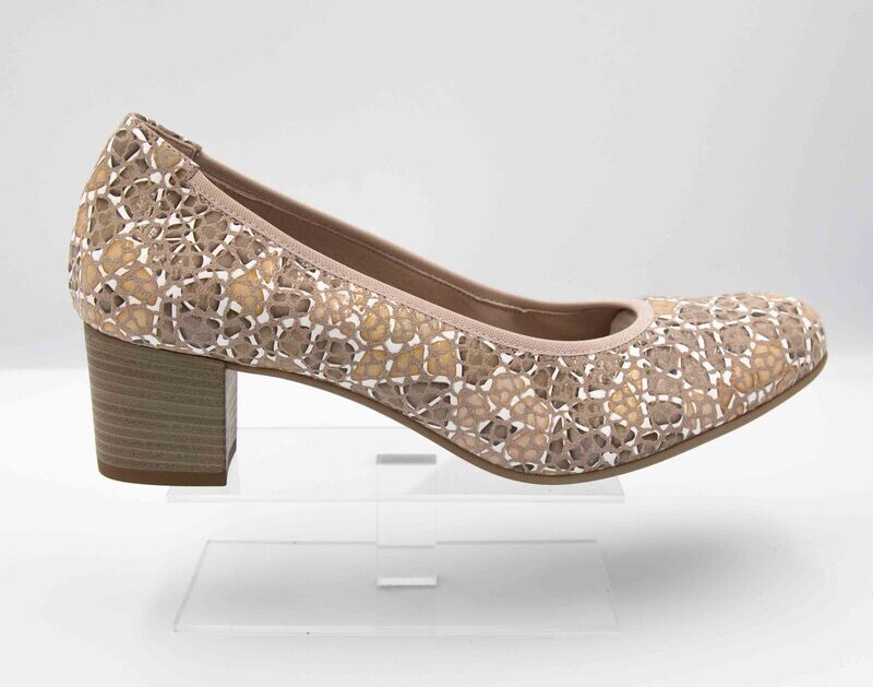 DORKING : ballerine talonnée beige_