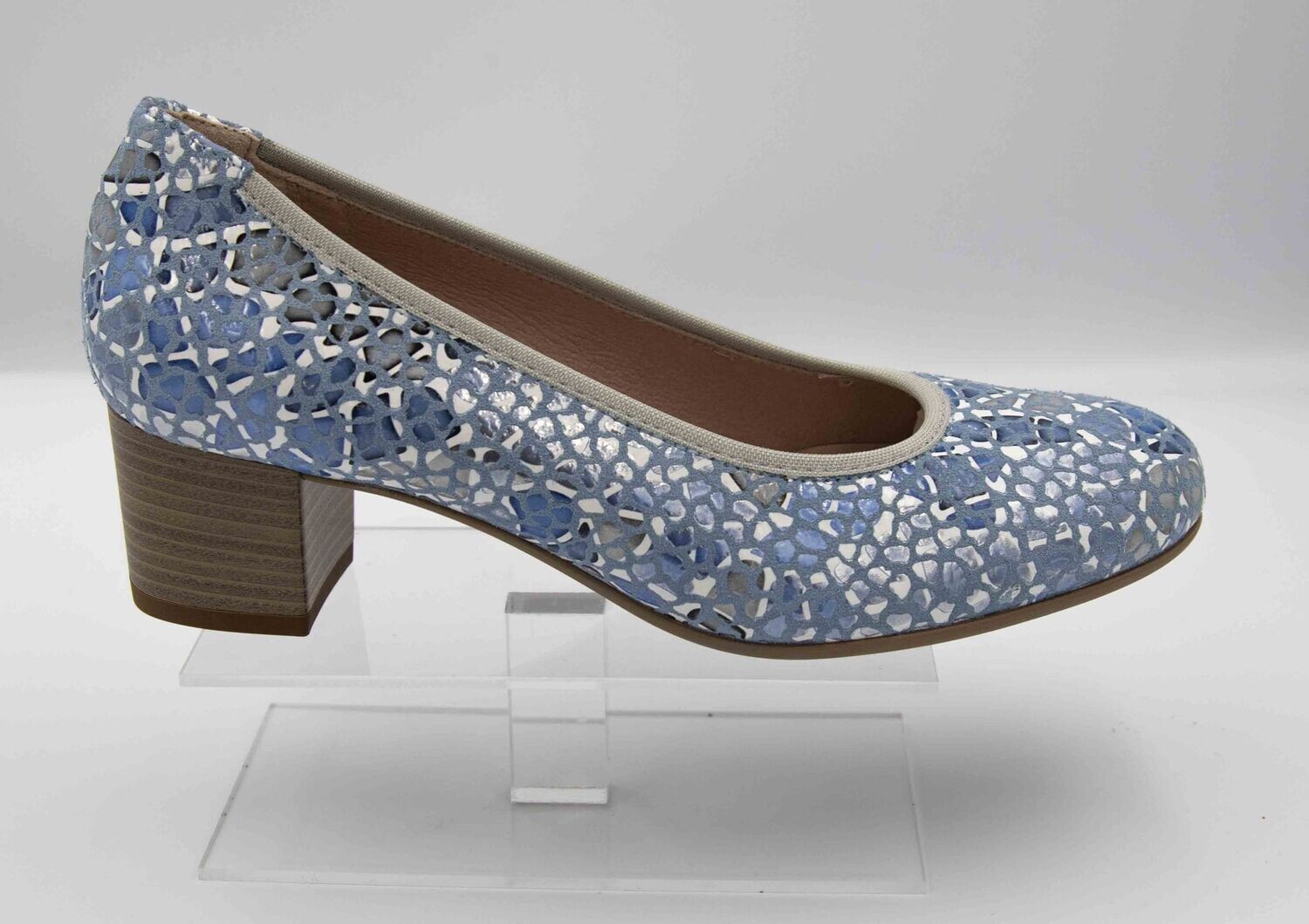 DORKING : ballerine talonnée marine_