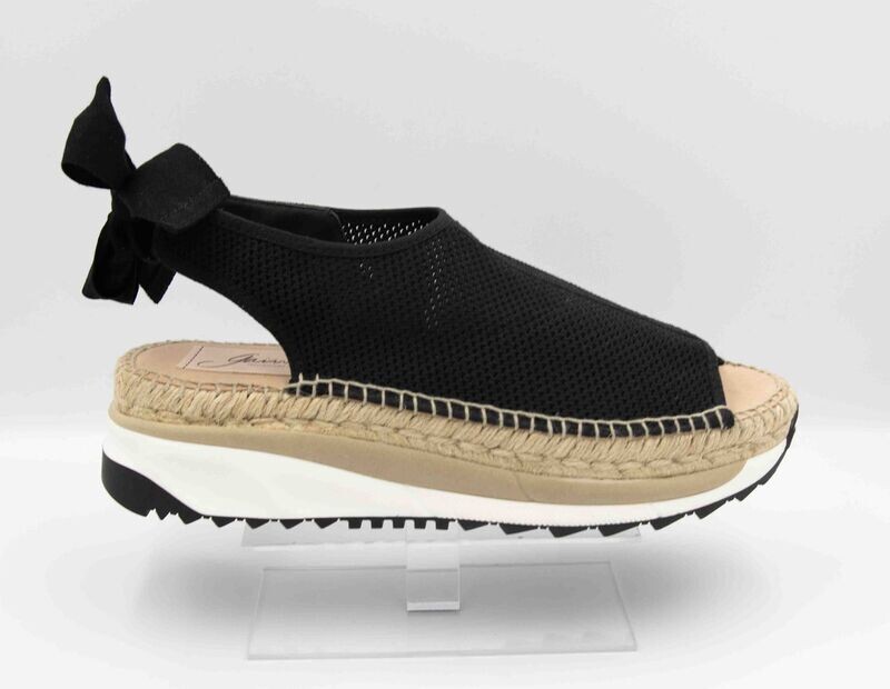 GAIMO: espadrilles nœuds noir_ GAIMO: espadrilles nœuds noir_