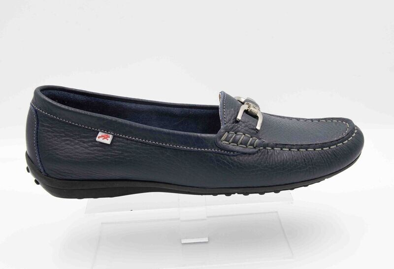 FLUCHOS :  mocassins marine cuir_