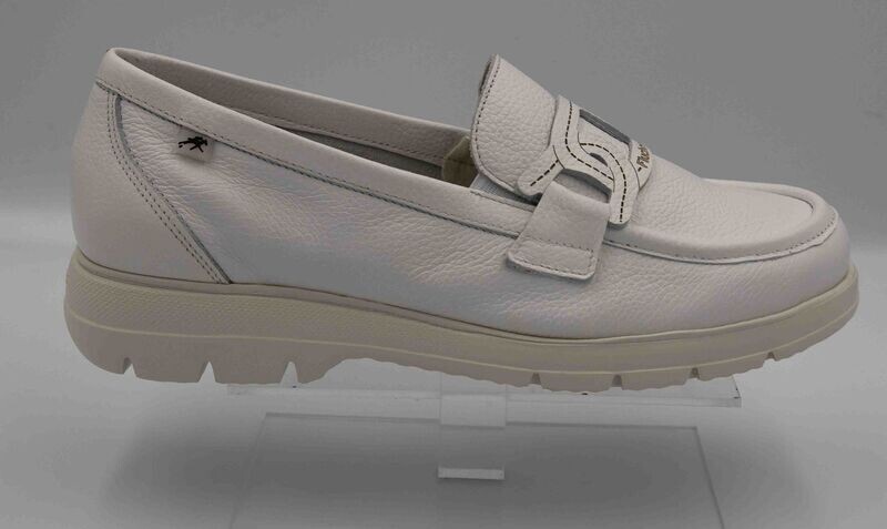 FLUCHOS :  mocassins  blancs_