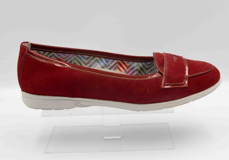 FLUCHOS : mocassins rouge_