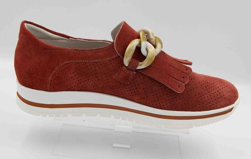 DORKING : mocassins rouge tendance_ DORKING : mocassins rouge tendance_