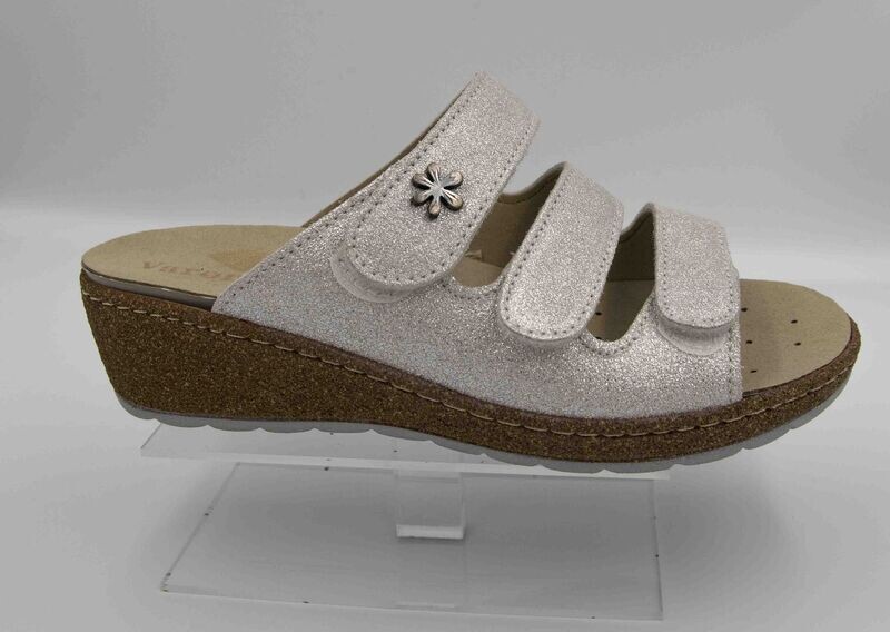 VAROMED : mules argent  confort_