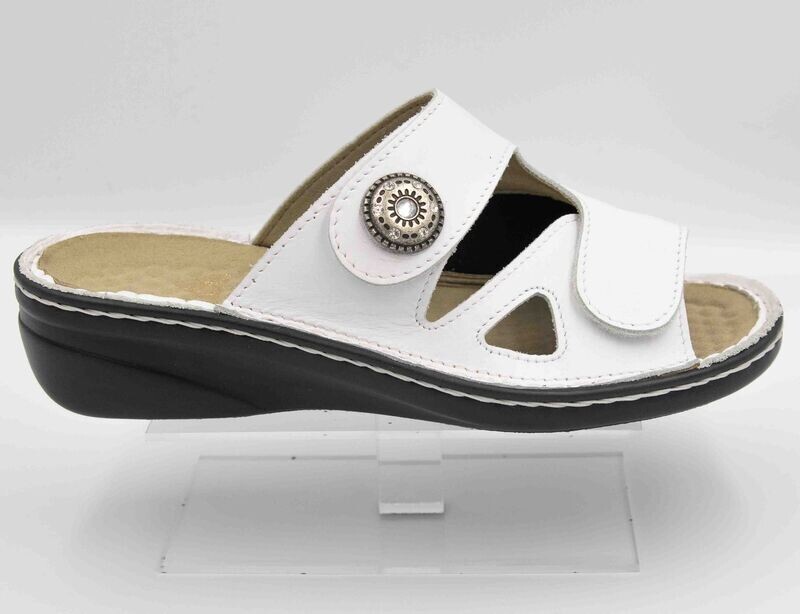 FLORETT : mules blanc hallux valgus_