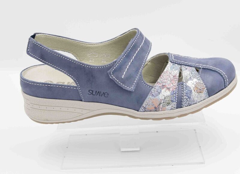 SUAVE : ballerine cobalt_