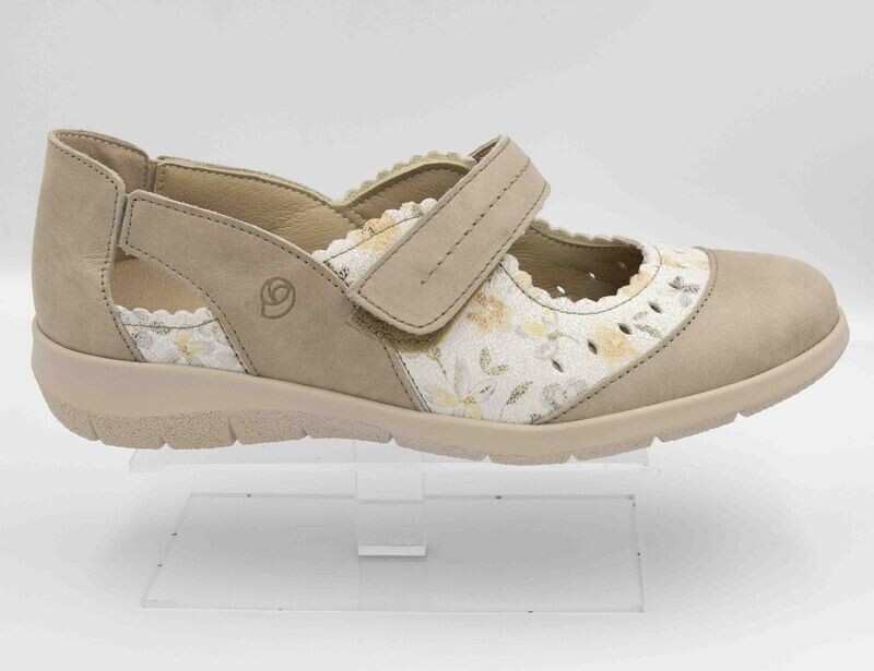SUAVE : ballerine fleur beige_